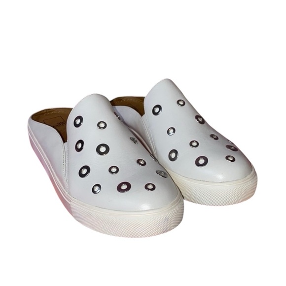 14th & Union Clio Mule White Slip-On Sneaker Size 7 - Picture 2 of 4